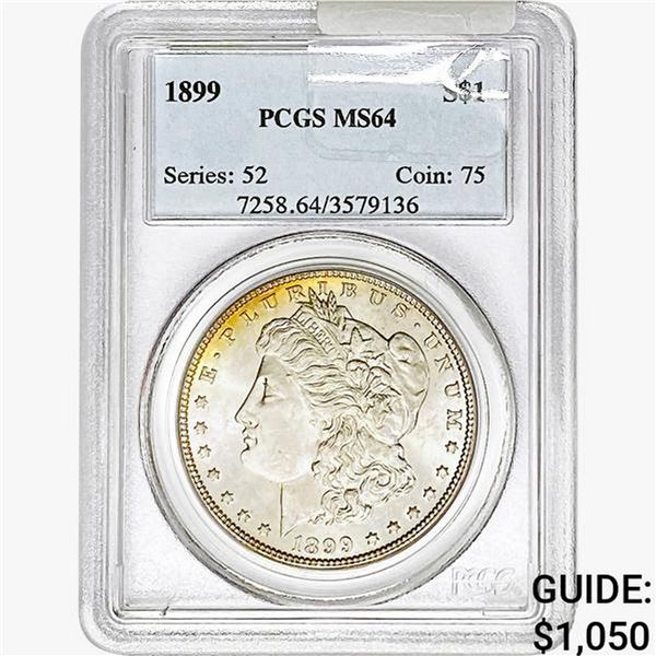 1899 Morgan Silver Dollar NGC MS64