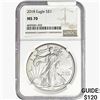 Image 1 : 2018 Silver Eagle NGC MS70