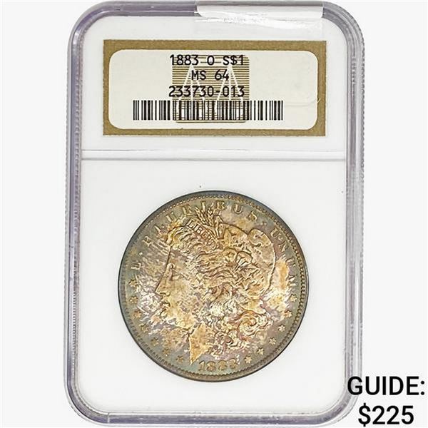 1883-O Morgan Silver Dollar NGC MS64