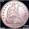 Image 1 : 1866 Seated Liberty Dollar CHOICE BU