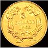 Image 2 : 1855 $3 Gold Piece UNCIRCULATED