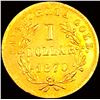 Image 2 : 1870 BG-1205 Round California Gold Dollar GEM BU