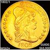 Image 1 : 1802/1 $5 Gold Half Eagle CHOICE BU+