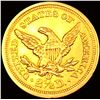 Image 2 : 1843-O Sm Date $2.50 Gold Quarter Eagle UNCIRCULATED