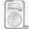 Image 1 : 2018 Silver Eagle NGC MS70