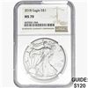 Image 1 : 2018 Silver Eagle NGC MS70