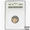 Image 1 : 1892 Barber Dime ANACS MS61