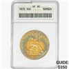 Image 1 : 1872 Seated Liberty Half Dollar ANACS VF30