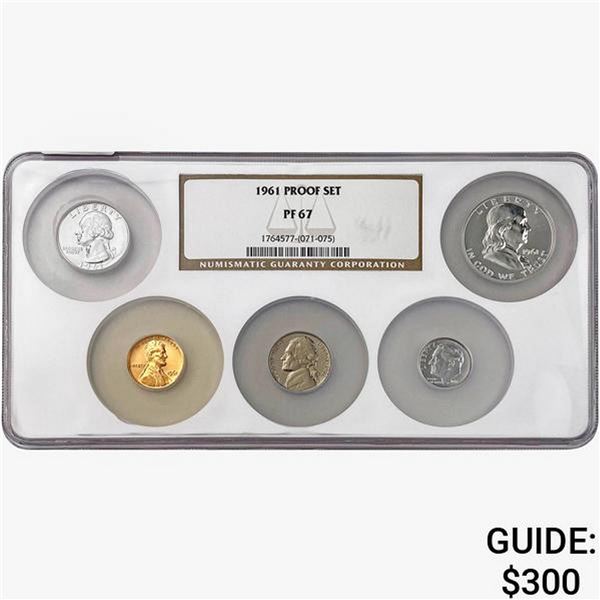 1961 US Proof Set [5 Coins]
