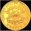 Image 2 : 1853 $20 Gold Double Eagle CHOICE AU