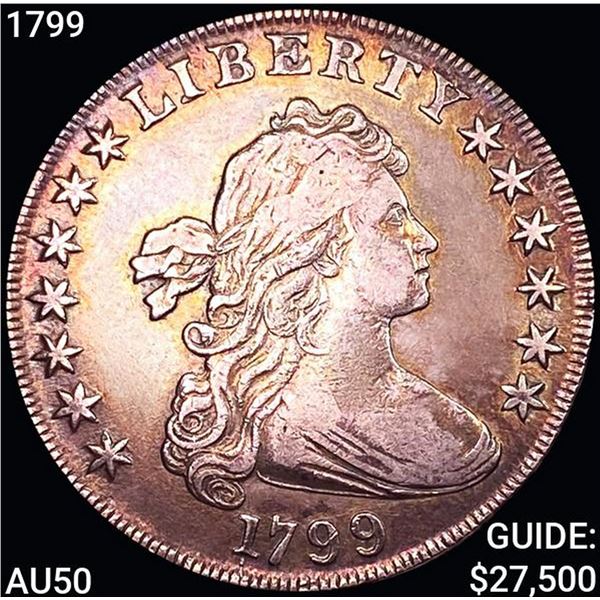 1799 Draped Bust Dollar CLOSELY UNCIRCULATED