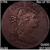 Image 1 : 1796 Rev of '95 Draped Bust Large Cent CLOSELY UNCIRCULATED