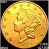 Image 1 : 1861 $20 Gold Double Eagle UNCIRCULATED