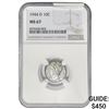 Image 1 : 1944-D Mercury Silver Dime NGC MS67