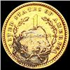 Image 2 : 1851 Rare Gold Dollar CLOSELY UNCIRCULATED