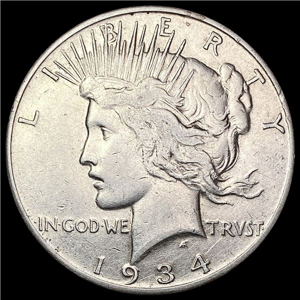 1934 S Silver Peace Dollar CLOSELY UNCIRCULATED