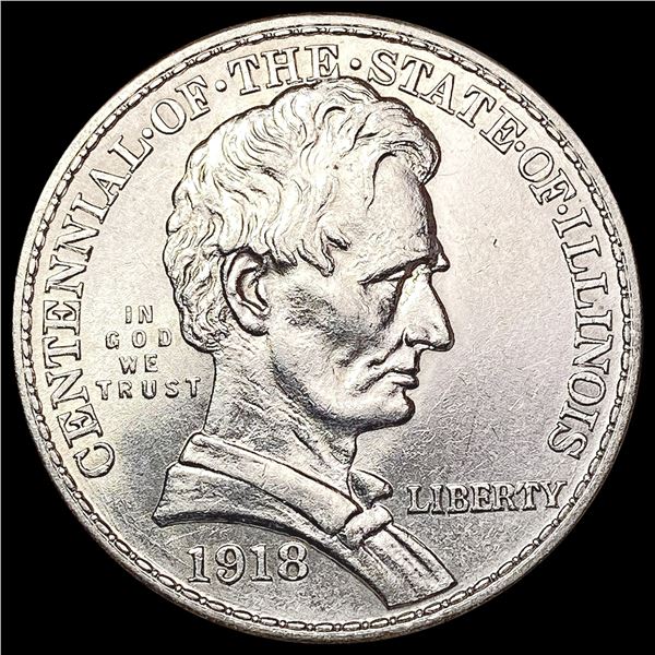 1918 Illinois Half Dollar UNCIRCULATED