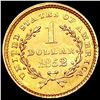 Image 2 : 1852 Rare Gold Dollar UNCIRCULATED