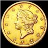 Image 1 : 1852 O Rare Gold Dollar CLOSELY UNCIRCULATED
