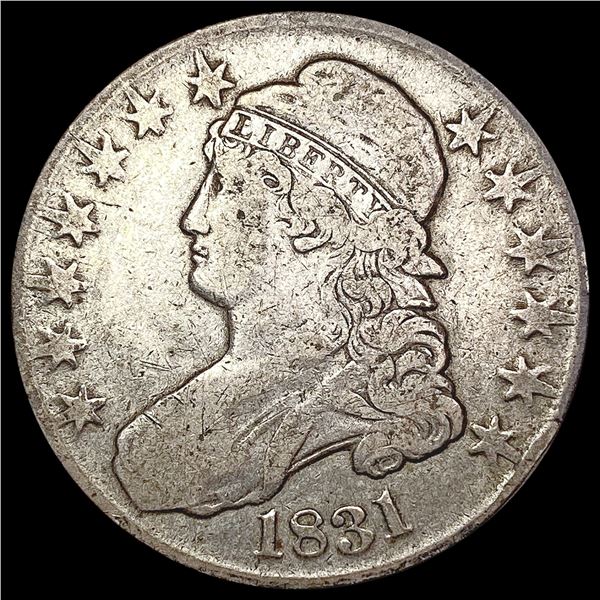1831 Capped Bust Half Dollar LIGHTLY CIRCULATED