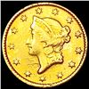 Image 1 : 1852 Rare Gold Dollar CLOSELY UNCIRCULATED