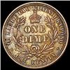 Image 2 : 1883 Kingdom of Hawaii Dime CLOSELY UNCIRCULATED