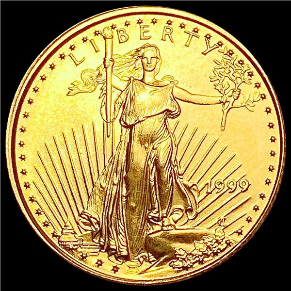 1999 1/10 oz $5 Gold Eagle SUPERB GEM BU