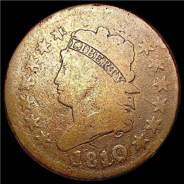 1810/09 Classic Head Large Cent NICELY CIRCULATED