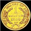 Image 2 : 1850 Rare Gold Dollar CLOSELY UNCIRCULATED