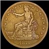 Image 1 : 1874 CC Silver Trade Dollar NICELY CIRCULATED