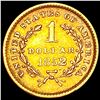Image 2 : 1852 Rare Gold Dollar CLOSELY UNCIRCULATED