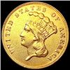 Image 1 : 1874 $3 Gold Piece CLOSELY UNCIRCULATED