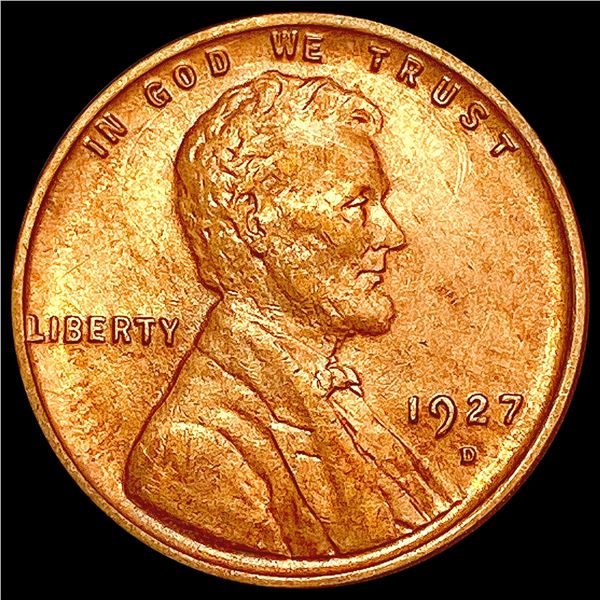 1927 d Wheat Cent CLOSELY UNCIRCULATED
