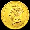 Image 1 : 1856 Rare Gold Dollar CLOSELY UNCIRCULATED