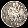 Image 1 : 1875 CC Seated Liberty Dime LIGHTLY CIRCULATED