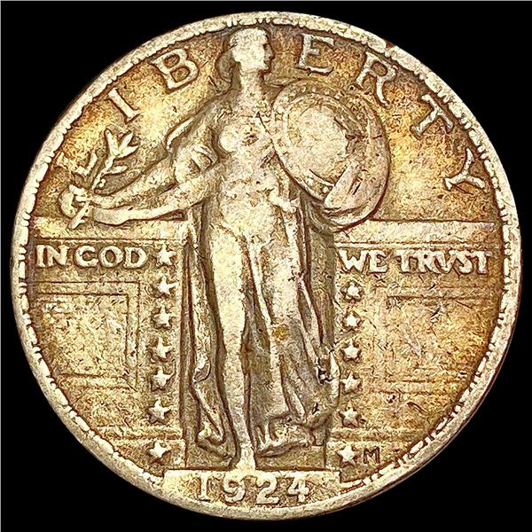 1924 Standing Liberty Quarter LIGHTLY CIRCULATED