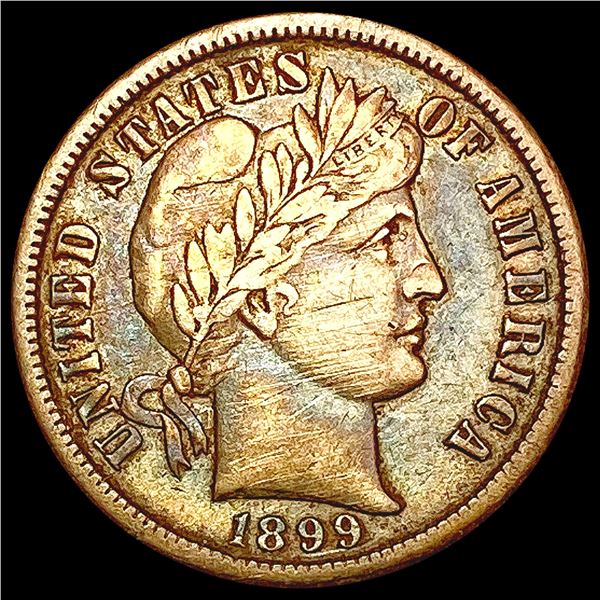 1899 O Barber Dime NEARLY UNCIRCULATED