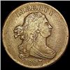 Image 1 : 1807 Draped Bust Half Cent NICELY CIRCULATED