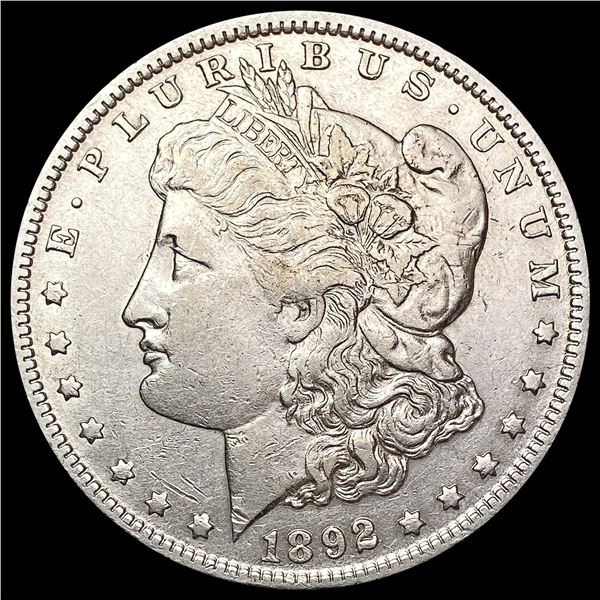 1892 O Morgan Silver Dollar CLOSELY UNCIRCULATED