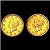 Image 1 : 1851-1852 Gold Dollar Lot (2) CLOSELY UNCIRCULATED