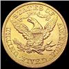 Image 2 : 1899 $5 Gold Half Eagle CLOSELY UNCIRCULATED