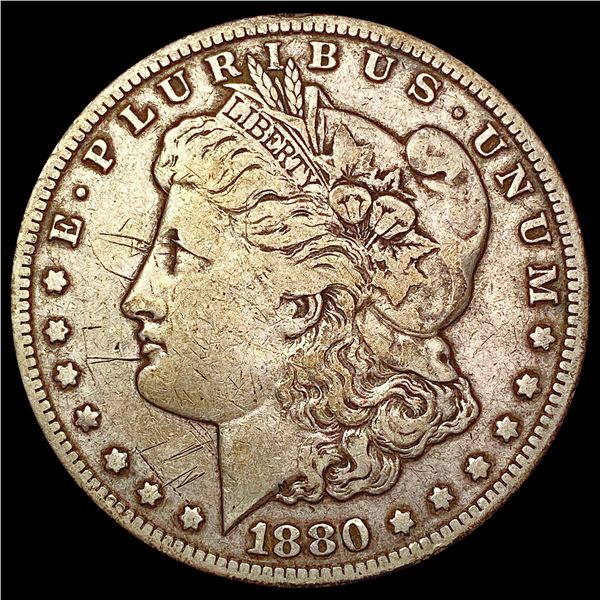 1880 CC Morgan Silver Dollar NEARLY UNCIRCULATED