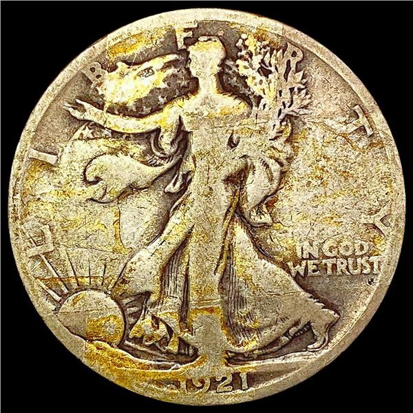 1921-S Walking Liberty Half Dollar NICELY CIRCULATED