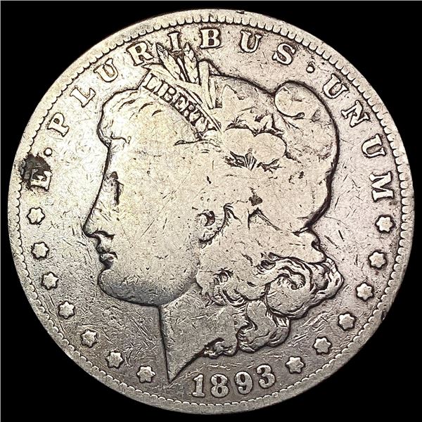 1893-CC Morgan Silver Dollar NICELY CIRCULATED