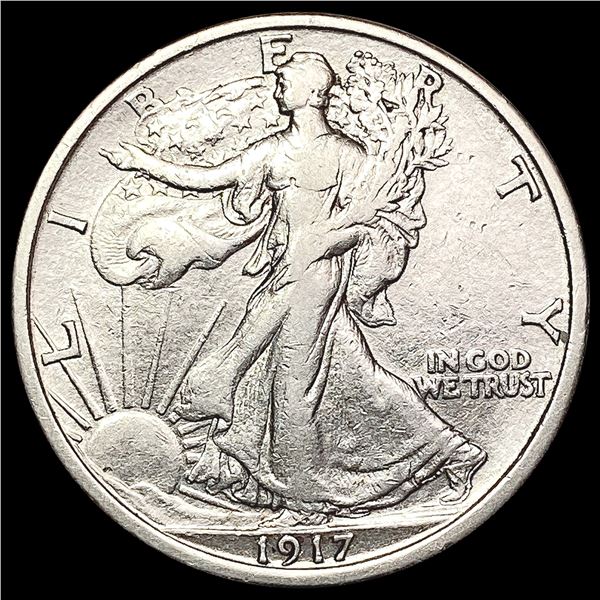 1917 Walking Liberty Half Dollar CLOSELY UNCIRCULATED