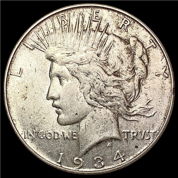 1934-D Silver Peace Dollar CLOSELY UNCIRCULATED