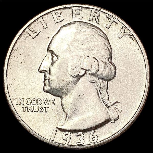 1936 Washington Silver Quarter CHOICE BU