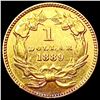 Image 2 : 1889 Rare Gold Dollar CLOSELY UNCIRCULATED