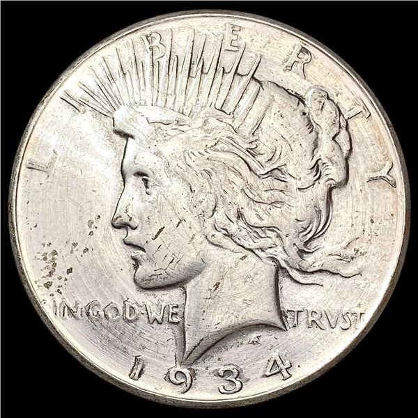 1934-S Silver Peace Dollar UNCIRCULATED