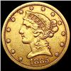 Image 1 : 1885-S $5 Gold Half Eagle CLOSELY UNCIRCULATED